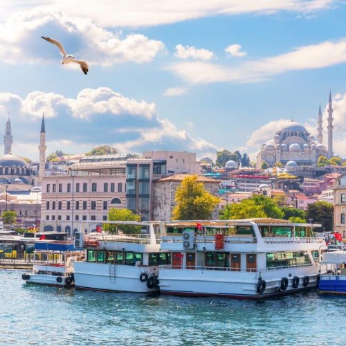 istanbul-sights-view-eminonu-pier-rustem-pasha-mosque-suleymaniye-mosque