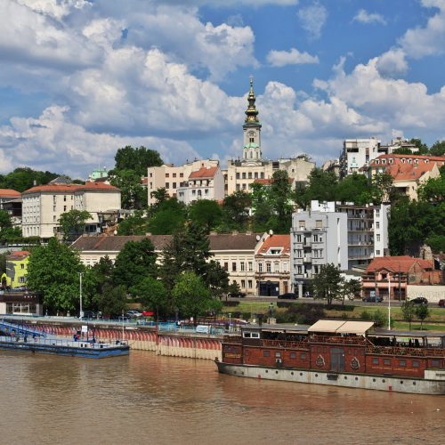Sava river in Belgrade, Serbia